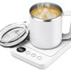 Coffee Mug Warmer & Mug Set for Desk, Electric Coffee Cup Warmer with 16oz Heated Mug, Smart Coffee Heater with Auto Shut Off for Office/Home, Christmas/Birthday/Coffee Gifts for Men & Women,Black
