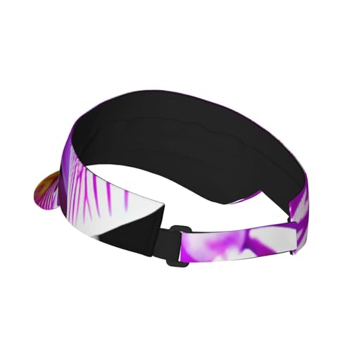 LSZJSGQ Butterfly Seamless Tile Print Sports Sun Visor Hats Fashion Adjustable Novelty Summer Sun Cap Visor Cap for Women Men - Image 3